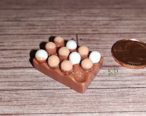 Miniatur Kuchenrolle Mit Gabel & Serviette - Maßstab 1:12, Ca. 2,6 Cm, Für Puppenstube & Deko
