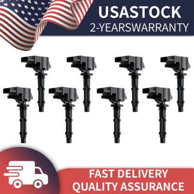 8X Ignition Coil for Mercedes-Benz CL550 CLK550 CLS550 E550 G550 GL450 19005267 - Image 1 of 4