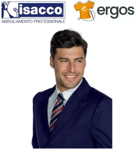 Isacco TIE Classic Tricolor 100% Polyester Waiter Restaurant Catering - Picture 1 of 1