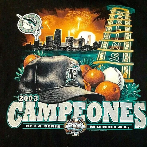 Florida Marlins VINTAGE 2003 Champs World Series T-Shirt Gift For Fans Cover