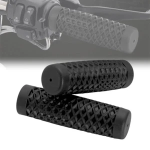 Non-Slip 1" 7/8" Hand Grips Rubber Cover For Honda Kawasaki Suzuki Universal - Picture 1 of 7