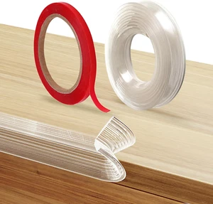 3 Meter Silikon Kantenschutz Transparent Selbstklebend Streifen Schneidbar für M - Bild 1 von 7