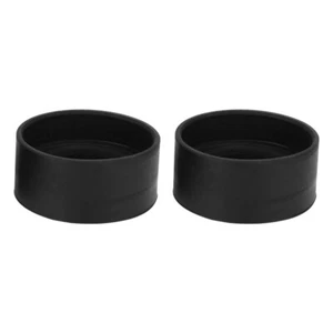 2 Pcs Microscope Eyecups Guards Cylinder Lens Cover Eyepiece Shield - Imagen 1 de 12
