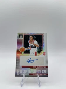 2024 Donruss Optic Bub Carrington RC Optics Auto Silver Prizm /75 #ROA-BUB - Bild 1 von 2