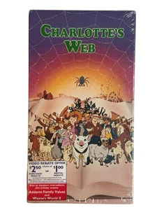 Charlotte's Web VHS McDonald's Release 1972 Hanna Barbera Debbie Reynolds - Picture 1 of 3