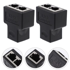 Adattatore dello splitter di rete Ethernet Interfaccia cavo 2PCS RJ45 - Foto 1 di 12