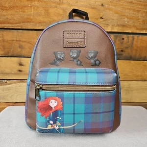Loungefly Disney Pixar Brave Mini Backpack Princess Merida & Bears Triplets Bag - Picture 1 of 12