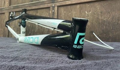 Cuadro Radio Xenon Pro XL BMX Race 6061 T6 Promax V Frenos Blanco Línea de Freno Foto 1 de 4