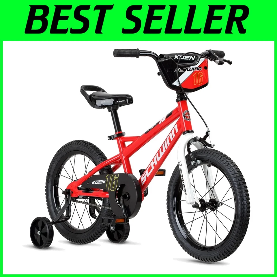 Koen Kids Bike 12-20": Black, Blue, Red, Teal, Pink, Purple - Image 1 of 4
