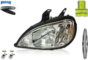 Halogen Headlight Driver Left Side Compatible with Freightliner Columbia 2004+ - Picture 1 of 9