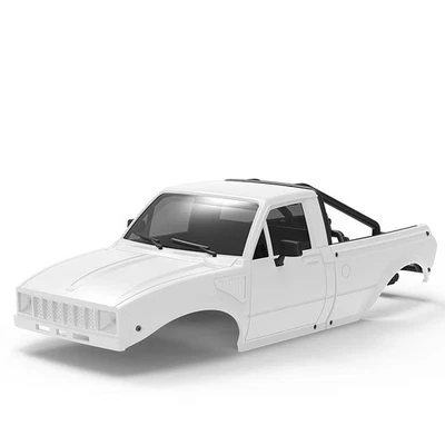Pickup Hard Body Shell with Bed Rack for 1/24 RC Crawler Car Axial SCX24 Upgrade - Image 1 of 4