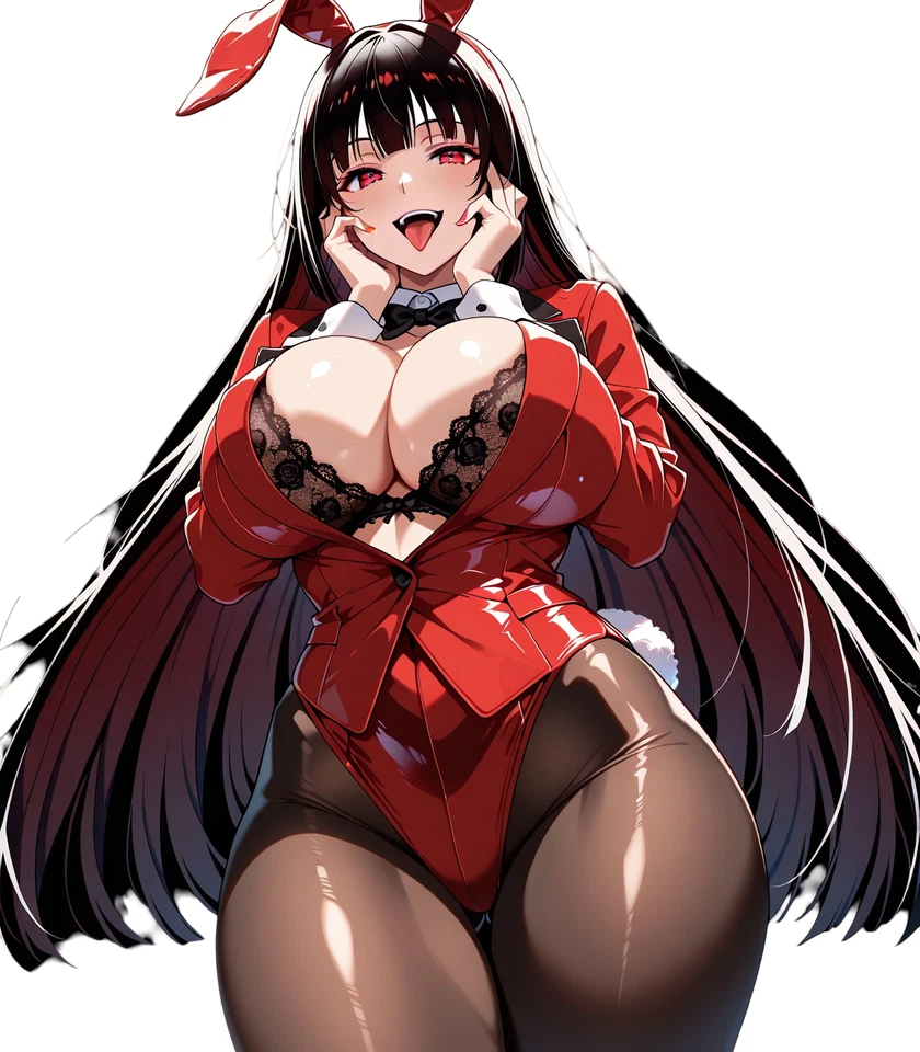 Yumeko Kakegurui Anime Waifu Sticker Weatherproof 6" Car Decal - Image 1 of 1