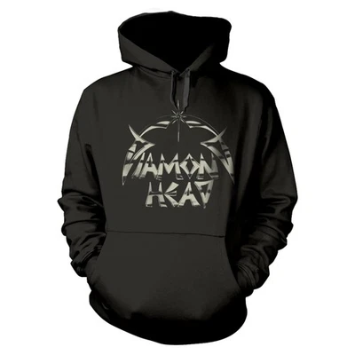 DIAMOND HEAD - LIGHTNING BLACK Hooded Sweatshirt Medium - Imagen 1 de 2