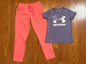 UNDER ARMOUR Tee & Joggers Outfit Size YSM - Picture 1 of 9