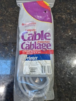 NEW Startech Computer Cable 25 Foot Printer Cable - Image 1 of 2