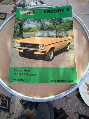 Intereurope Ford Escort Mk2 1.1, 1.3, & 1.6 (1975-1977 Repair Manual - Image 1 of 2