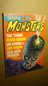 MOVIE MONSTERS 4 FAMOUS FLASH GORDON LON CHANEY THING LOCH NESS - Picture 1 of 1