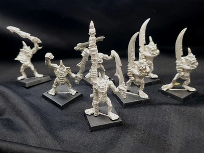 Warhammer Daemons of Chaos Plaguebearers of Nurgle con Banner Fuera de Stock Metal PB07 Foto 1 de 4