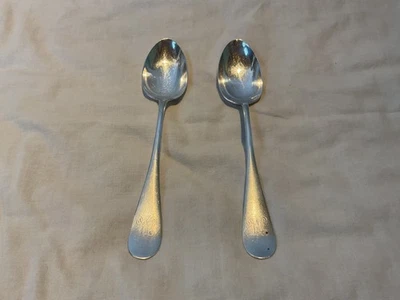 Colheres Gorham antigas de prata esterlina (2) final dos anos 1800 bom estado monograma - Imagem 1 de 4