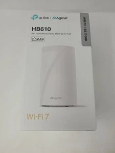 TP-Link BE11000 HB610 Aginet Whole Home Tri Band Mesh Wi-Fi 7 AP ( 1 - PACK ) - Picture 1 of 8