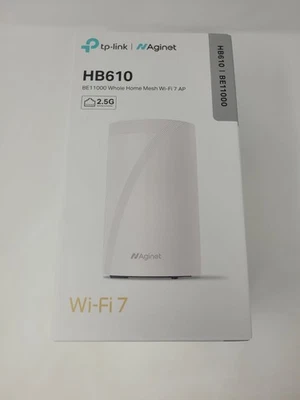 TP-Link BE11000 HB610 Aginet Whole Home Tri Band Mesh Wi-Fi 7 AP ( 1 - PACK ) - Image 1 of 4