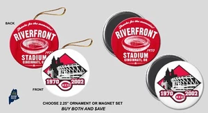 RIVERFRONT STADIUM Collectibles - Vintage Defunct Ballpark MLB Cincinnati Reds - Bild 1 von 1