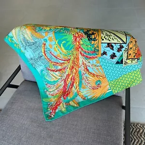 Bufanda de Seda Hermes 100% Auténtica Estado A+ 90cmx90cm - Imagen 1 de 18
