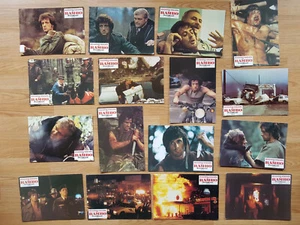RAMBO SYLVESTER STALLONE kompletter Satz mit 16 Aushangfotos 1982 FIRST BLOOD - Picture 1 of 2