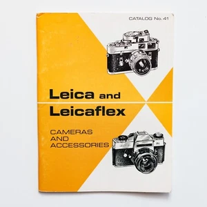 Leica Leicaflex Camera and Accessories Catalog No. 41 Vintage Photos 1968 - Picture 1 of 4