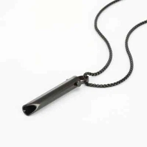 Stainless Steel Anxiety Mindful Breathing Necklace, Anxiety Relief Items - Picture 1 of 11