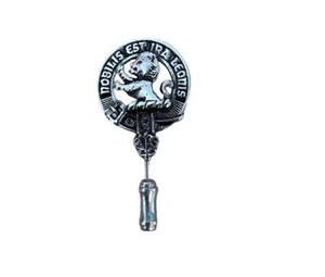 Stuart of Bute Clan Crest Pewter Cap Lapel Tie Pin - Picture 1 of 1