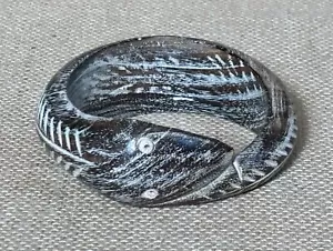 Brazalete Brazalete Serpiente Madera Tallada Serpiente Lacada Boho Núcleo Gótico Wicca Tribal - Imagen 1 de 8
