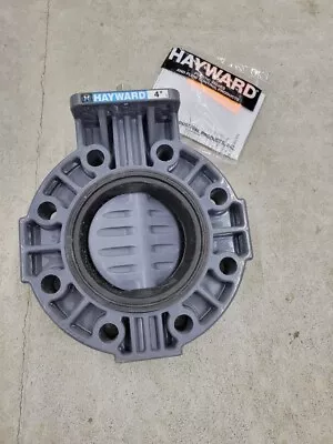 HAYWARD BUTTERFLY VALVE 4" INCH PVC WITH LEVER HANDLE - Image 1 of 4