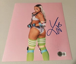 Liv Morgan wwe Signed 8x10 Beckett Bas - Picture 1 of 1