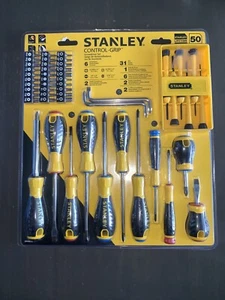 Stanley Tools STHT66585 Control-Grip Screwdriver Set 50 pc Slotted & Phillips - Picture 1 of 7