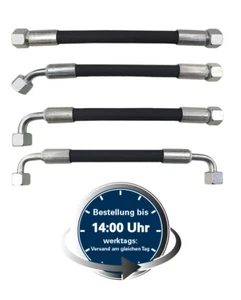 Hydraulikschlauch 8L (M14x1,5) NW6 DKOL/90/45 IG SW17 - Länge+Anschlüsse wählbar - Bild 1 von 9
