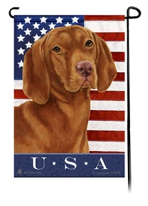 Patriotische USA Gartenflagge - Vizsla 138 - Bild 1 von 1