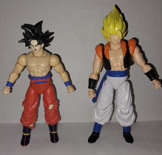 Boneco Dragon Ball Lote 2 Goku Mini SSJ4