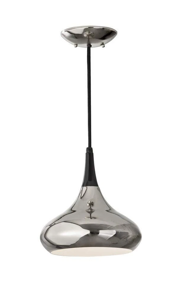 Feiss P1253PN Beso Metal Shade Mini Pendant Lighting 1-Light 100 Watt 10"W x ...