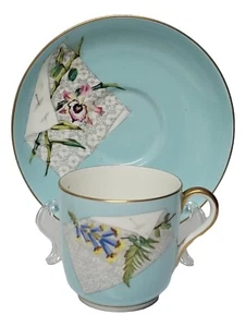 Antique Bodley Tea Cup & Saucer, Aesthetic Period - Picture 1 of 9