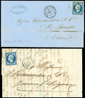 1856 LOT/2 FRANCE FLS's, JULES DUBIOUS BORDEAUX, ABBEVILLE CDS - JARNAC, Content