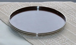 1960s STERLING & FORMICA ROUND COASTER or TRAY 'TRIVITRAY' BY ALVIN, GORHAM Co - Picture 1 of 17