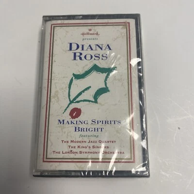 Diana Ross - Making Spirits Bright (VINTAGE 1994 Hallmark Cassette) SEALED! - Image 1 of 4