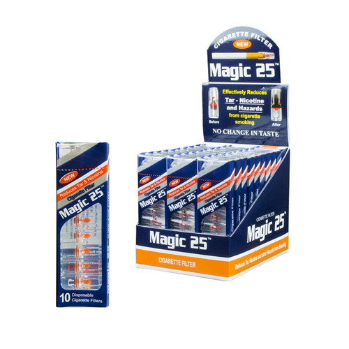 Magic 25 Cigarette Filters 10ct Pack of 30- Authentic | eBay