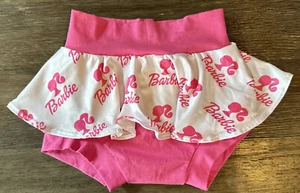 Barbie Pink White Skort for party, Barbie Skirt, Barbie Outfit Shorts Skirt SZ 4 - Picture 1 of 13