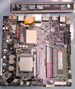 Intel i5-6500 CPU Quad-Core 3.2GHz, Asus Q170T Mini ITX board 8GB DDR4, Dual Lan - Picture 1 of 19