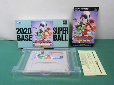 SNES -- 2020 SUPER BASEBALL -- New!! Sports. Super famicom. Japan Game. 13294 - Image 1 of 4