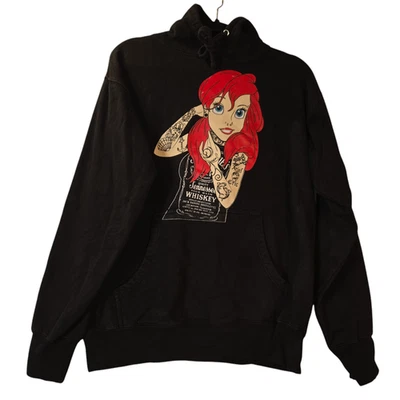 Ten Unisex Novedad Mediana Sudadera con Capucha Ariel Sirena Tatuajes JD Whisky Foto 1 de 4