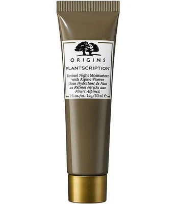 $84 NUEVO Origins Plantscription Retinol Hidratante Nocturno con Flor Alpina - 1 OZ Foto 1 de 4
