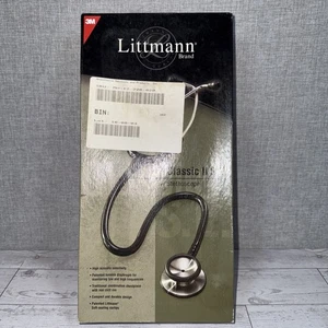 Stethoskop 3M Littmann Classic II schwarz 28" gebraucht guter Zustand getestet funktioniert - Bild 1 von 12